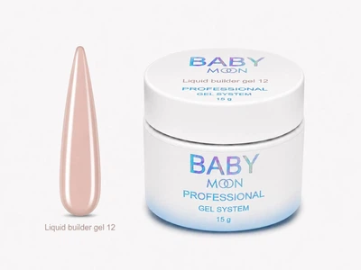 Жидкий гель для наращивания BABY Moon Liquid Builder Gel №12, 15 мл