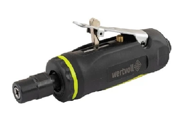 Шлифмашина пневматическая прямая WERTVOLL 1/4", 25000 об/мин, 100 л/мин, 6.3 bar (PN-2002) 4655826