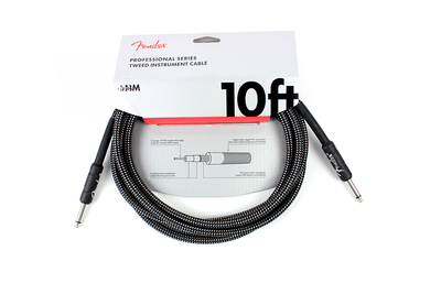 Кабель инструментальный FENDER CABLE PROFESSIONAL SERIES 10' GREY TWEED