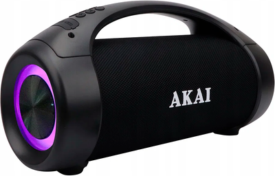 Портативна колонка Akai ABTS-55 50W RGB Black (RTV_AKAI_00003)