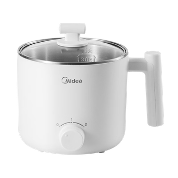 Электрическая кастрюля Midea для общежития, маленькая кастрюля из нержавеющей стали, мини-электроплита для студенческого общежития, универсальная кастрюля для приготовления лапши быстрого приготовления, многофункциональная электрическая кастрюля без покры