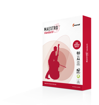 Папір офісний А4 Maestro Standard Plus 80 г/м² 500 аркушів Білий