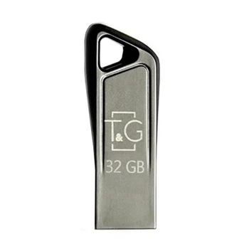 Флеш накопичувач USB 32Gb T&G Metal TG114, Silver, USB 2.0 (TG114-32G)
