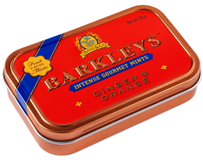 Льодяники Barkleys Імбир апельсин 50 г