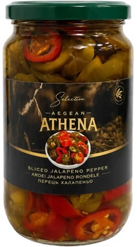 Перець Athena Різаний мікс халапеньо 360 г
