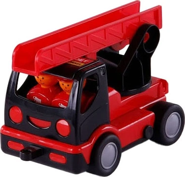 Dźwig samochodowy Cavallino Mammoet Mijn Eerste z 2 figurkami 19 cm Czerwony (8719214076412)