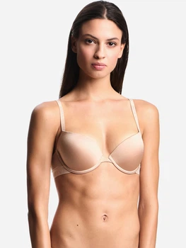Бюстгальтер с косточками с Push-Up Emporio Armani 630312182 34A Бежевый (1162909566)