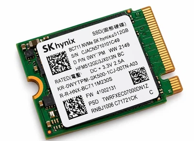 SSD диск M.2 NVMe 512GB SK Hynix 2230 б/у