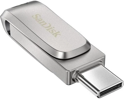Флеш накопитель USB 256Gb Ultra Dual Luxe, Silver SanDisk (2000003657056)