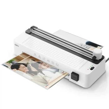 Ламинатор A4, ET109 (4-in-1), White, до 125 мкм, горячее ламинирование Deli (teh0034544)