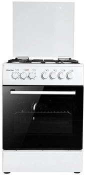 Газовая плита с электрической духовкой Liberton LGC-6602CW