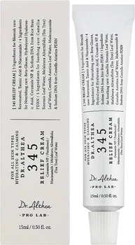 Dr.Althea 345 Relief Cream 15 мл: успокаивающий увлажняющий крем для лица для всех типов кожи