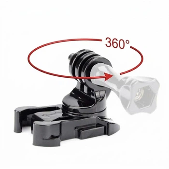 Адаптер быстросъемный поворотный Quick Release 360 для экшн-камер GoPro DJI Action Insta360 Ace Pro SJCAM EKEN переходник защелка (30218)