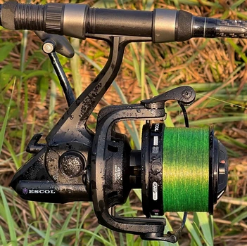 Котушка коропова Carp Pro Escol 10000 SD NEW, алюмінієва шпуля Long Cast, 11+1 підшипник, графітовий корпус, швидкий фрикціон