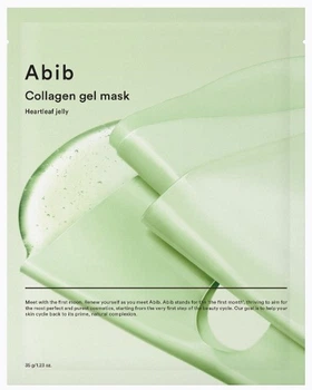 Maska żelowa Abib Collagen Gel Mask Heartleaf Jelly z kolagenem i ekstraktem z houttuynii 1 szt (8809864752313)