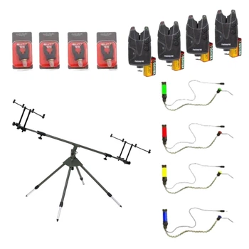 Рід-під набір Carp Pro Neo на 4 вудлища + 4 сигналізатори + 4 свінгери