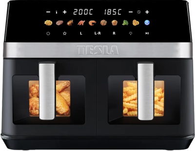 Frytkownica beztłuszczowa Tesla AirCook DualZone XXL Deluxe Q787
