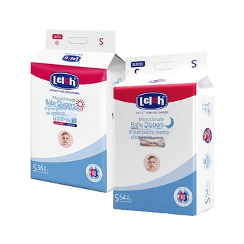 Підгузки Lelch Anmin Microclimate S (4-8 кг), 56 шт