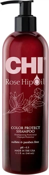 Szampon do włosów farbowanych CHI Rose Hip Oil 340 ml (633911878149)