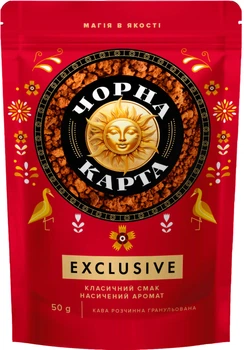 Кофе растворимый в гранулах Чёрная Карта Exclusive 50 г (8721077551197)