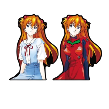 Голографическая наклейка Евангелион Аска Лэнгли Evangelion Asuka Langley, 5,6 х 7,6 см(MS_6311704D06F0)