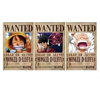 Наклейка голографічна Ван Піс Луффі One Piece Luffy 5,8 х 7,2 см(MS_B99FB60975D2)