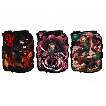 Голографическая наклейка Великий из бродячих псов Чуя Bungou Stray Dogs Chuuya 5,8 х 4,5 см(MS_FEC7F578FB6A)