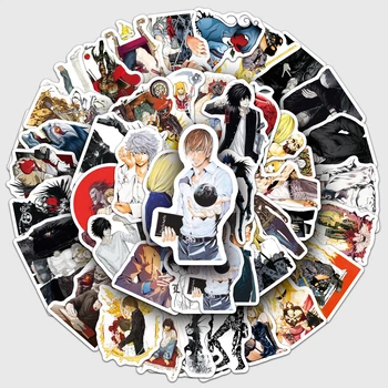 Стикерпак Death Note Тетрадь смерти, 50 шт(MS_53B43E100E4C)