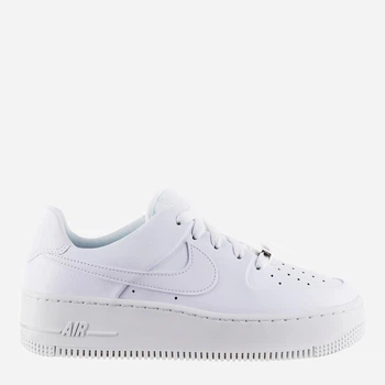 Жіночі кеди шкіряні низькі Nike Air Force 1 Sage Low AR5339-100 38.5 (7.5US) 24.5 см Білі (191887656210)