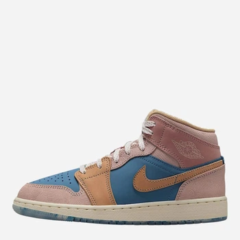Подростковые высокие кеды для мальчика Jordan 1 Mid FN7452-400 38 Комбинированные (197593942531)