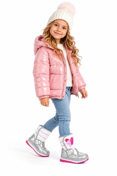 Чоботи зимові для дівчинки Agatha Ruiz de la Prada 181980 сріблястий 27