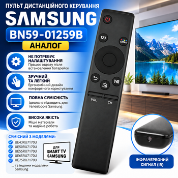 Пульт для телевізора Samsung BN59-01259B Пульт для Samsung Smart TV