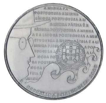 Монета Португалия 2,5 евро 2009 UNC Португальский язык