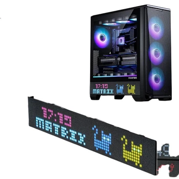 Материнська плата PHANTEKS G400A Black Mid-Tower ATX, корпус із бічними скляними панелями та системою водяного охолодження (4 вентилятори 140 мм/сітчаста панель/підтримання водяного охолодження 360 мм/5090)