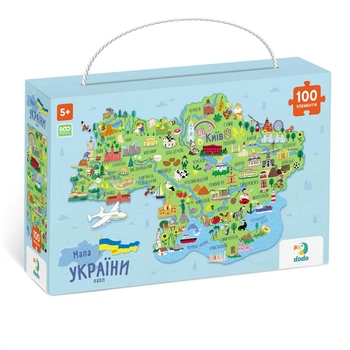 300267 Пазл «Карта Украины» 100 элементов