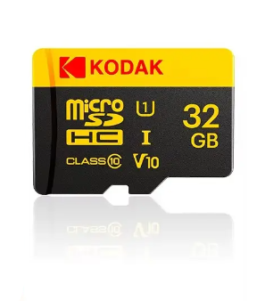 Карта памяти Kodak Micro SD 32GB Class 10 U1 V10 UHS-I TF Card microSDHC + адаптер SD