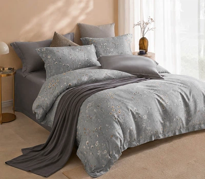 Комплект постільної білизни Love You Євро 200х220 см Silver Tencel (ly62052)