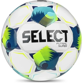 Футзальный мяч Select FUTSAL SUPER DB (FIFA QUALITY PRO) V26 бело-темно-сине-салатовый Размер 4 361347-129