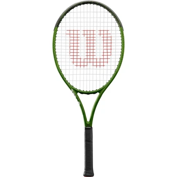 Ракетка для тенісу дитяча Wilson BLADE FEEL COMP JR 26 зелено-чорна WR125210