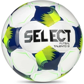 Футзальный мяч Select TALENTO 13 DB V26 бело-темно-сине-салатовый Размер 3 106247-015