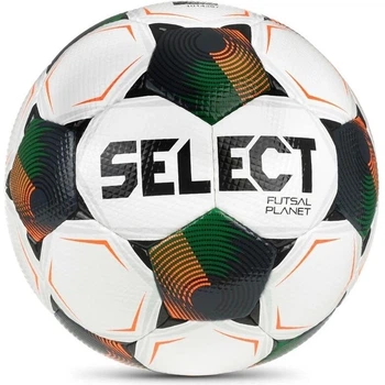 Футзальный мяч Select FUTSAL PLANET (FIFA BASIC) V26 бело-оранжево-темно-зеленый Размер 4 103347-005