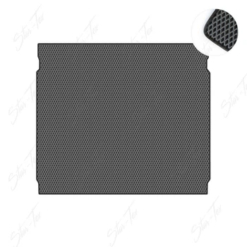 Коврик EVA/Ромб в багажник Star-Tex на Opel Frontera (OV24) (2024 - ) нижняя полка Серый + Черный