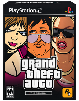 Гра Sony PlayStation 2 Grand Theft Auto III + Vice City + San Andreas Trilogy USA Англійська Версія DVD 3шт