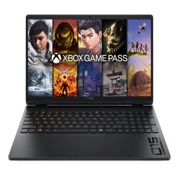 Ноутбук HP HyperX OMEN 15-gb0261nr 15.3" IPS 2560x1600 180 Гц / AMD Ryzen 7 260 / NVIDIA GeForce RTX 5060 / RAM 16 ГБ / DDR5 / SSD 1 ТБ / Windows 11 Home / 2.42 кг (D1UE0UA)