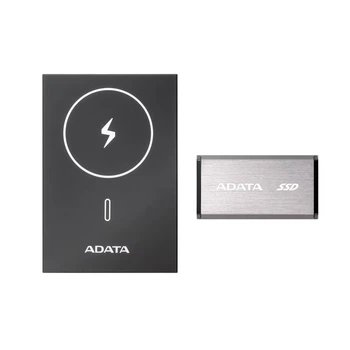 Портативный SSD с более внешним аккумулятором ADATA SR800MPB 1TB USB 3.2 Gen2 x2 Read/Write 2000MB/s magnetic QC/PD