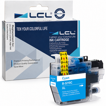 Картридж LCL LC3219XLC для Brother MFC-J5330DW, J5730DW, J6530DW, J6930DW, J6935DW, голубий Cyan, 1600 сторінок (14)