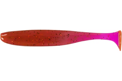 Силикон X-Fish Minnox 4" (4шт/уп), цвет: Lox Rose Red & Black Flake (4334005003)