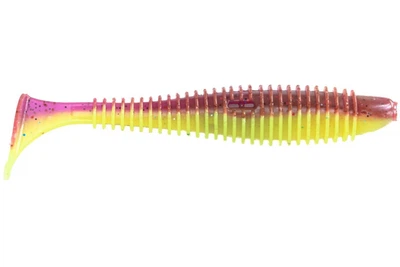 Силикон Angry Baits Fatik 3.3" (5шт/уп), цвет: 54 LOX Chartreuse UV (4332004019)