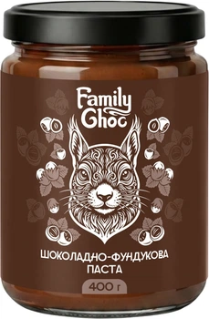 Паста Family Choc із шоколадно-фундуковим смаком 400 г (4820175572098)