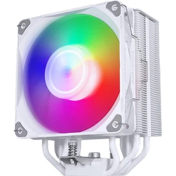 PHANTEKS Polar S5 White Inverse Gravity 5 Heat Pipe Air Cooler CPU Cooler (High Airflow ARGB Fans / High-Performance Thermal Paste / Heat Spreader / Noise Down)